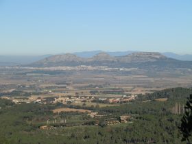 View from Quermany Gros towards Montgri and Roses