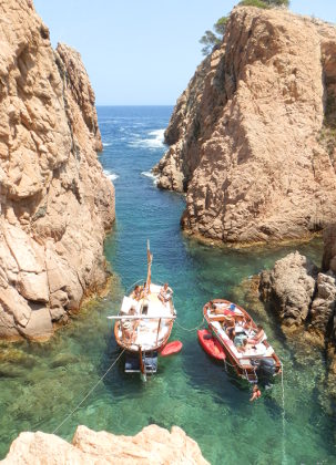 Aigua Xelida ravine or sea canyon