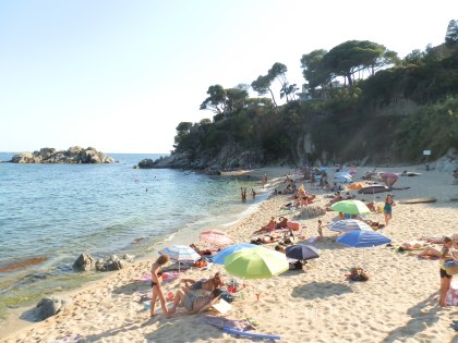 Lower half of Platja de Bella-dona Costa Brava