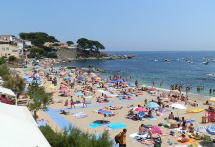 Platja de Canadell in Calella de Palafrugell on the Costa Brava