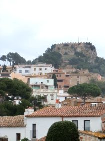 Begur castle about the town Costa Brava