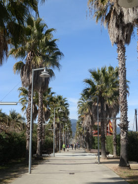 Angles rambla from old train line