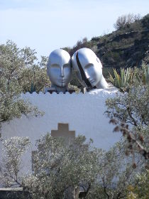 Dali Museum heads at Port Lligat