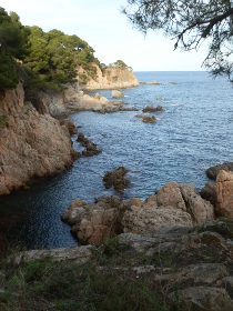 Calalla de Palafrugell Cala from Cami de Ronda