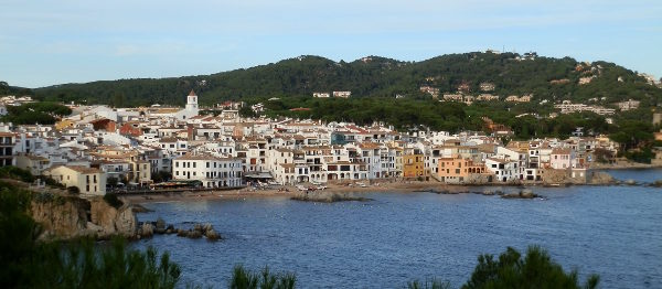 Calella de Palafrugell view over town