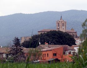 Calonge view to the church