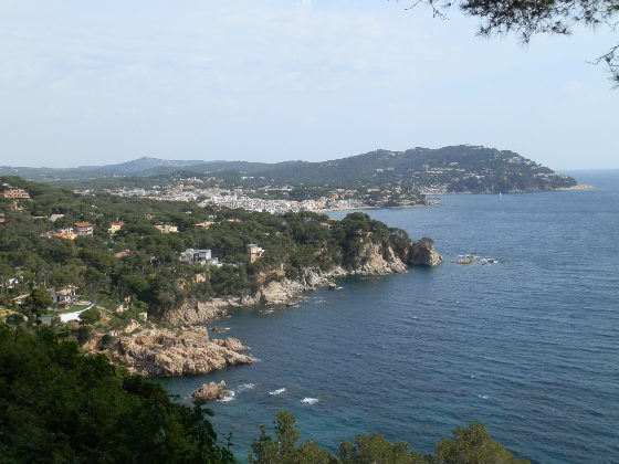 Cap Roig view to Calella de Palafrugell and Llafranc