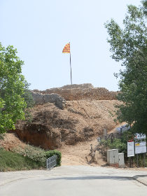 Cervia de Ter caste ruins under restoration