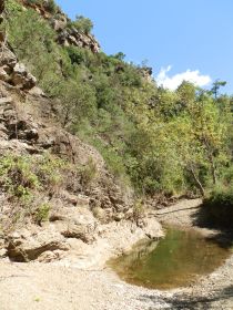 Gavarres stream bed