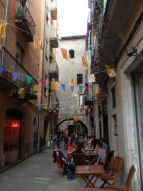 Streets of Girona Barri Vell