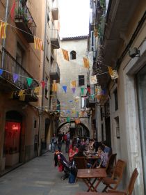 Streets of Girona Barri Vell