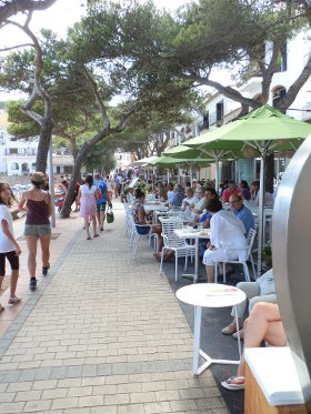 Llafranc beach promenade