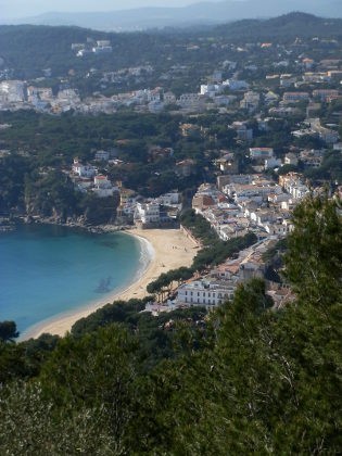 Llafranc view from lighthouse