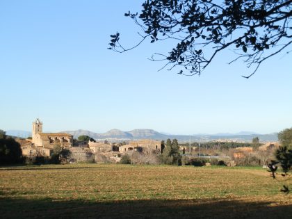 Llofriu village looking towards Montgri