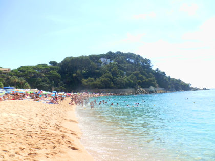 Lloret de Mar Fenals beach to north