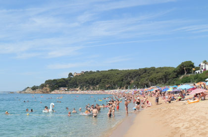 Lloret de Mar Fenals Beach to South