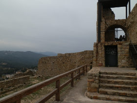 Palafolls castle view from the top