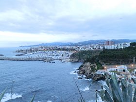 Palamos and Palamos marina from La Fosca direction