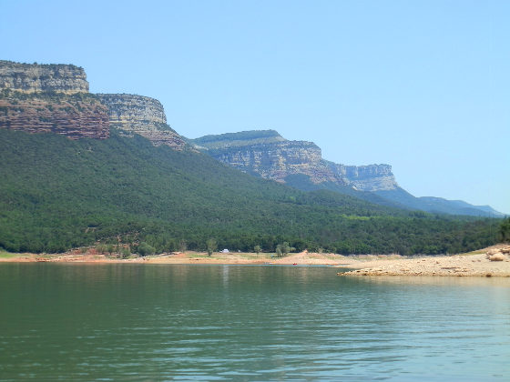 Panta de Sau view to cingles