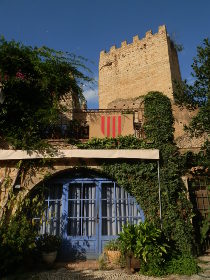 Peratallada centre with castle