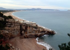 View over Platja de Pals