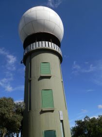 Puig dArques tower which looks like an observatory from a long way off