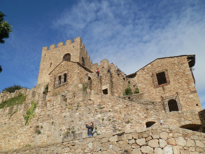 Castle of Requesens tower view