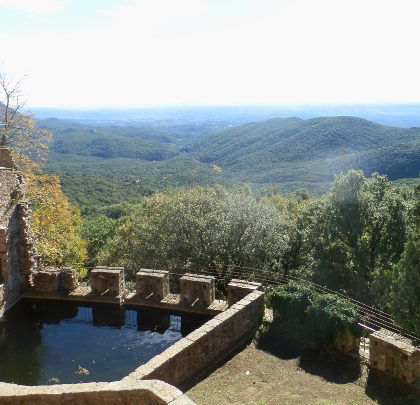 Requesens view across Emporda