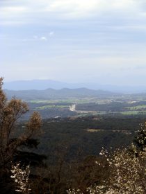 View from Romanya path