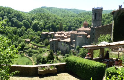 Rupit view over town and valley