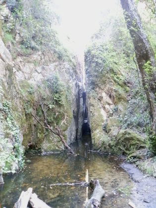 Gorge de Salenys main gorges less than 1m wide