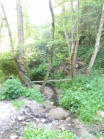 Gorges de Salenys plank bridge