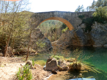 Sant Llorenc de la Muga Bridge at Sant Antoni