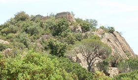 Solius castle at the top of its hill