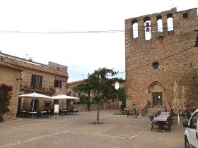 Church square Sant Feliu de Boada