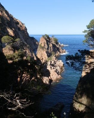 Tamariu Aigua Xelida view from cliffs