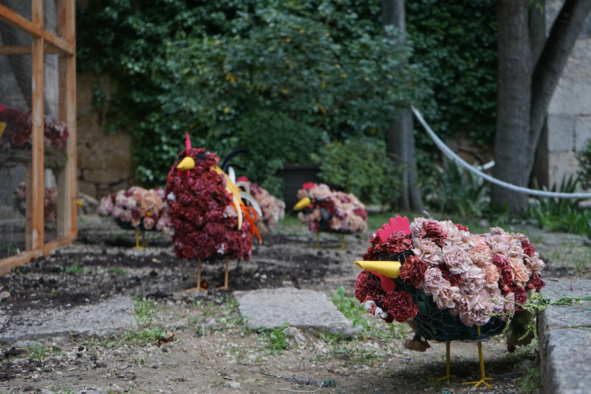 Temps de Flors 2022 chickens