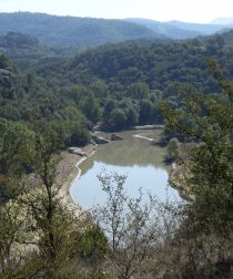 View over the river Ter at Roda de Ter