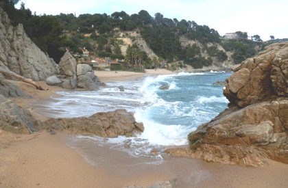 Cala Llorell beach near Tossa de Mar