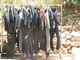 Tossa de Mar - diving suits
