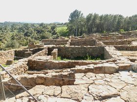 Archaelogical remains of Iberic village at Ullastret
