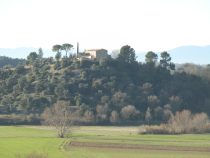 Ullastret Iberic village standing over the now empty lake or Estany of Ullastret