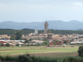 View to Verges from Maranya Costa Brava