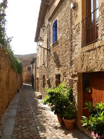 Vulpellac cobblestone street